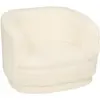 Fauteuil enfant - Atmosphera - Bouclette - Blanc - 1 place - Intérieur