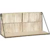 Atmosphera Créateur D'intérieur - tagère murale Cosy corde et métal 48x12cm