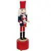 Atmosphera Fééric Lights and Christmas Kerstdecoratie muzikale notenkraker - Ø8xH32cm - Multi