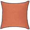 Coussin Linah coton rose terracotta 45x45cm - Atmosphera créateur d'in...