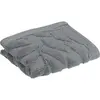 Serviette de toilette - ATMOSPHERA - Cisel - Coton Gris Foncé - 30x50 cm - Tissu Jacquard