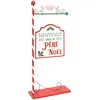 Pancarte métal Père Noël H1055 cm