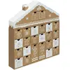 Adventskalender in Form eines Hauses, 38 x 41 cm