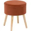Tabouret coffre "Tess" ambre - Atmosphera createur d'interieur