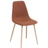 Chaise "Roka" ambre - Atmosphera createur d'interieur - Ambre