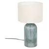 Lampe à poser Mati Verre Bleu H42cm - Atmosphera createur d'interieur