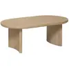 Table basse Lousada bois naturel 110x60cm - Atmosphera createur d'interieur