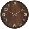 Horloge Ivana bois D38cm - Atmosphera createur d'interieur