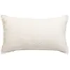 Coussin bouclette Saona blanc ivoire 30x50cm Atmosphera Créateur D'intérieur