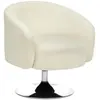 Fauteuil Edith en bouclette H73cm blanc Atmosphera Créateur D'intérieur