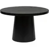 Table à manger Boki en manguier D120cm noir Atmosphera Créateur D'intérieur