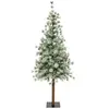 Sapin de Noël Nordstar 180cm base en bois - Feeric lights & christmas