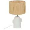 Lampe "Raia" H38cm blanc - Atmosphera createur d'interieur - Blanc