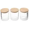 5five - set de 3 bocaux hermétiques en verre 350ml "hermet"