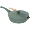 5five - sauteuse d28cm en fonte d aluminium vert