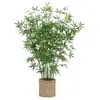 Bambou artificiel pot naturel H150cm vert - Atmosphera createur d'inte...