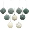 FÉÉRIC LIGHTS AND CHRISTMAS Bdn plf box paill vert X9 80MM - Atmosphera créateur d'intérieur