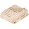 Plaid flanelle Mattias 130x170cm - Atmosphera createur dinterieur - Be...
