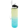 Bouteille FIVE Sport avec paille 1L