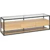 Meuble tv 3 tiroirs "Aldea" beige 160x50x40cm - Atmosphera createur d'...