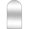 Miroir arche Alice noir 177x9cm - Atmosphera createur dinterieur - Noi...