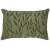 Coussin motif jacquard Lehto coton vert clair 58x38cm - Atmosphera cre...