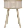 Chevet 2 portes "Nysos" crème 54x40x40cm - Atmosphera createur d'interieur - Beige