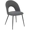 Chaise "Raven" gris - Atmosphera createur d'interieur - Gris