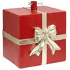 Pied de sapin cadeau magnésie 30x27x35cm rouge - Feeric lights & chris...
