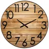 Horloge Abby en métal et bois D70 Atmosphera