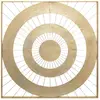 Atmosphera Décoration Murale en Métal doré 90 x 90 cm
