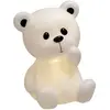 Veilleuse enfant "Ourson" H30 cm - Blanc - Atmosphera createur d'interieur