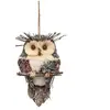 Décoration Murale Hibou Marron Glacé 28cm Beige