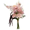 Bouquet de fleurs artificielles "Wild" rose H60cm - Atmosphera createur d'interieur - Rose