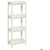 Etagère 4 niveaux plastique blanc 5five