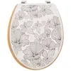 Five Simply Smart - Abattant WC BlackFlora en bois et Zinc