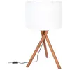 Atmosphera Créateur D'intérieur - Lampe trépied natt en bois H66 ®