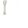 JJA VASE SOLIFLORE CRAQUELE 30 X 7 CM TRANSPARENT DECORATION MAISON