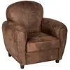 Fauteuil - AC-DÉCO - Stanis - Polyester - Marron - Contemporain - Desi...