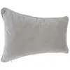 Coussin lilou coton gris souris 30x50cm Atmosphera Créateur D'intérieur