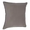 HOME MAISON Coussin lilou coton gris taupe 45x45cm Atmosphera Créateur D'intérieur