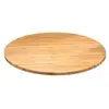 AC-DÉCO Plateau tournant - 50 x 3 cm - Bambou 50 cm Marron
