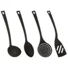 Basic & Co Secret de Gourmet - Lot de 4 ustensiles de cuisine L, 32 x l, 9,5 cm Noir