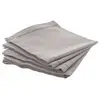 Serviettes de table - ATMOSPHERA - Lot de 4 - Coton - 40x40 cm - Gris Clair