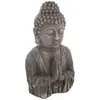 Statuette Bouddha buste effet bois H48cm Atmosphera Créateur D'intérieur