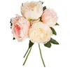 Atmosphera BOUQUET 4 PIVOINES ARTIFICIEL ROSE 30CM
