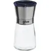SECRET DE GOURMET Moulin à épices en verre et acier inoxydable 13,50 cm