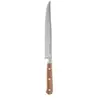 Secret de Gourmet 5Five Elegancia - keukenmes/multi functioneel snijmes - 1x stuks - RVS - acacia hout - 34 x 3 cm - luxe kwaliteit