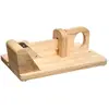 AC-DÉCO Trancheuse à charcuterie - 17,5 x 28,5 x 10 cm - Bois 28,5 cm Beige