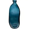 Vase Uly en verre recyclé bleu orage H51cm Atmosphera Créateur D'intérieur